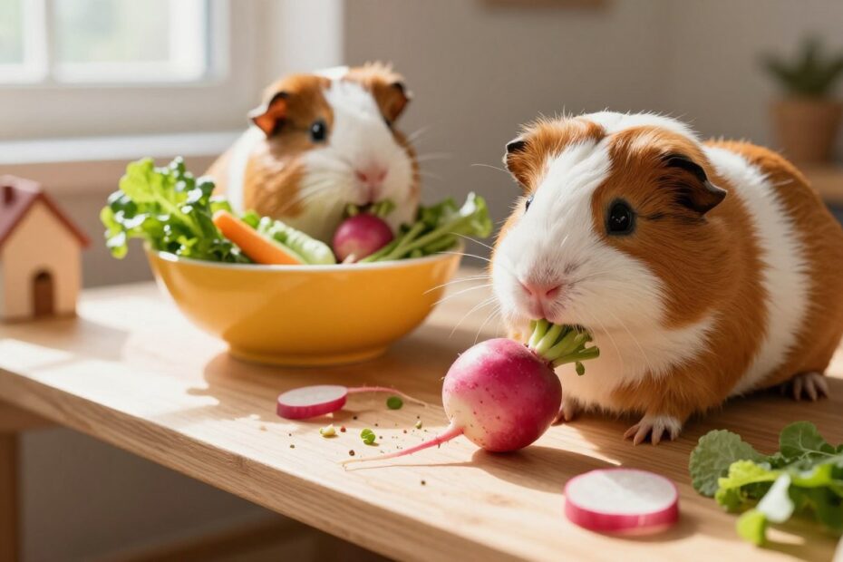 Czy świnka morska może jeść rzodkiewki