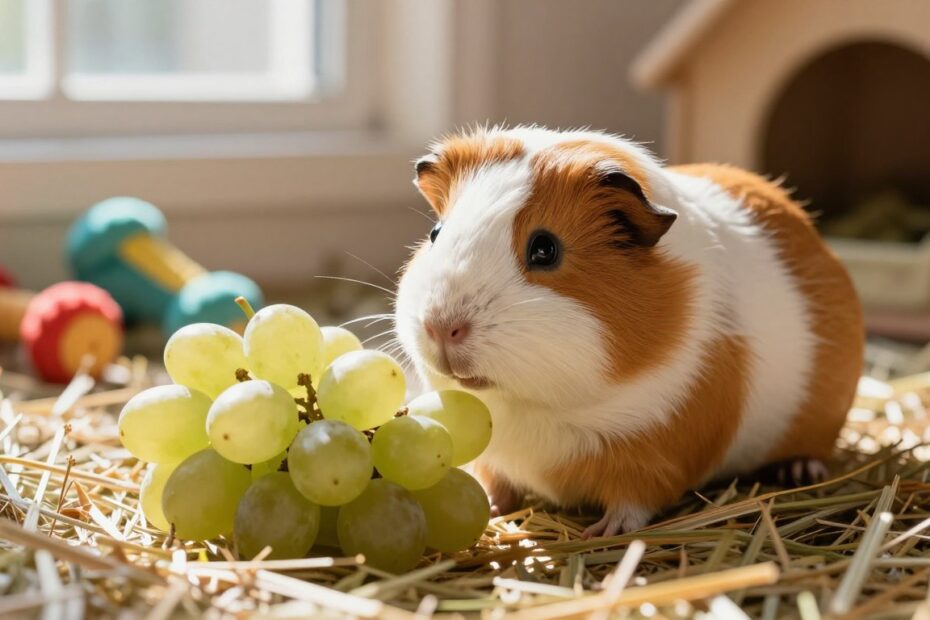 Czy świnka morska może jeść winogrona