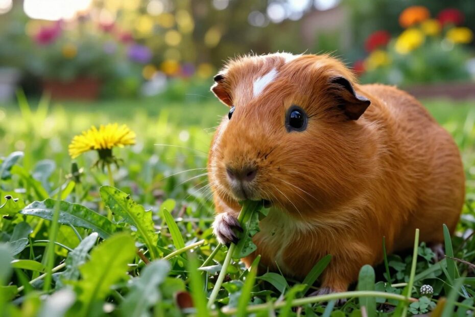 Czy świnki morskie mogą jeść mlecze