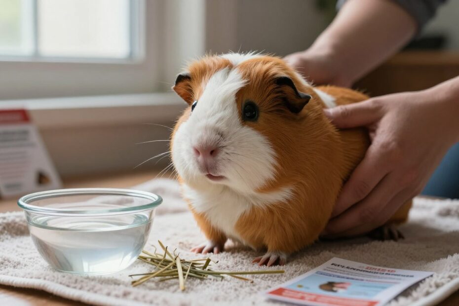 Jak wygląda biegunka u świnki morskiej
