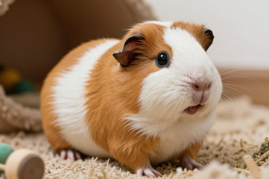 Ruja u świnki morskiej objawy