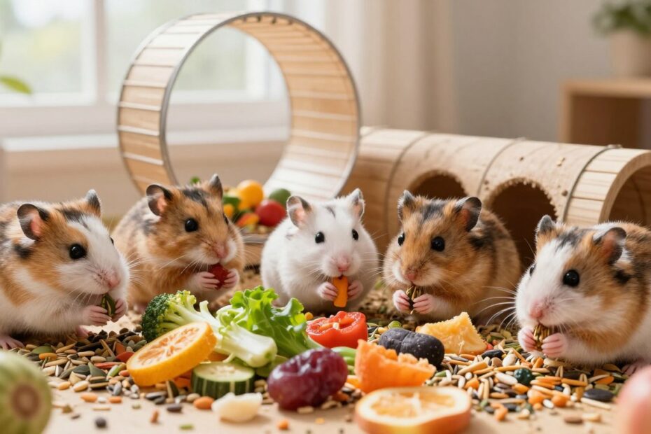Co jedzą chomiki dżungarskie