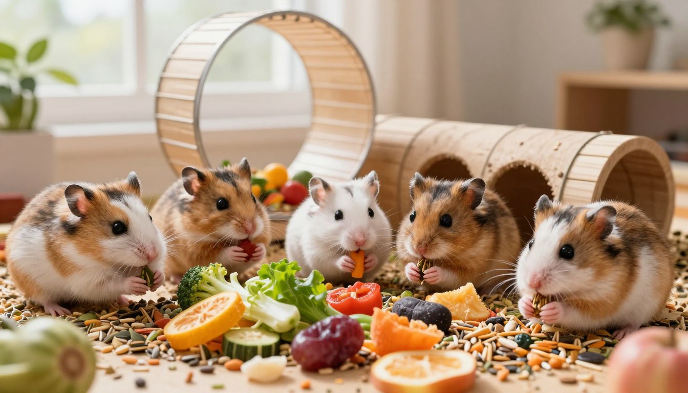 Co jedzą chomiki dżungarskie