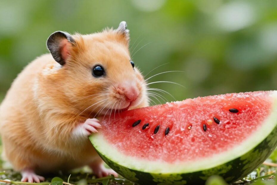Czy chomik może jeść arbuza