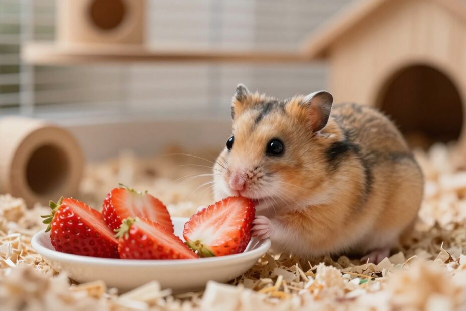 Czy chomiki mogą jeść truskawki