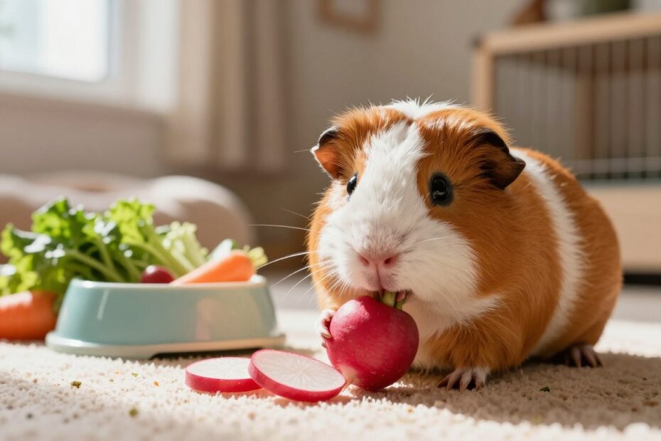 Czy świnki morskie mogą jeść rzodkiewkę