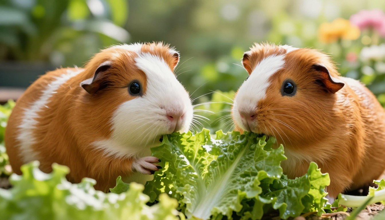 Czy świnki morskie mogą jeść sałatę