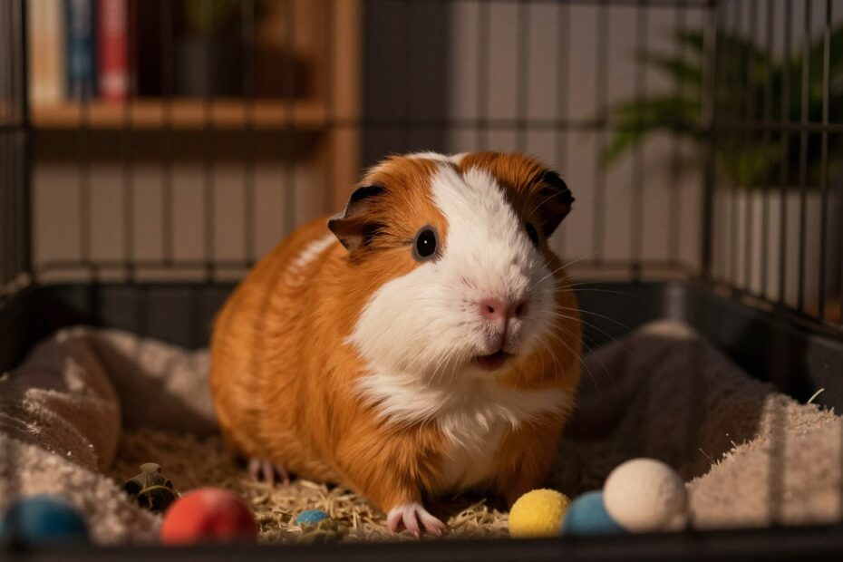 Dlaczego świnka morska piszczy w nocy