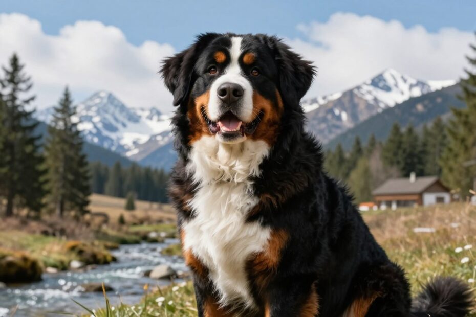 Ile żyje berneński pies pasterski