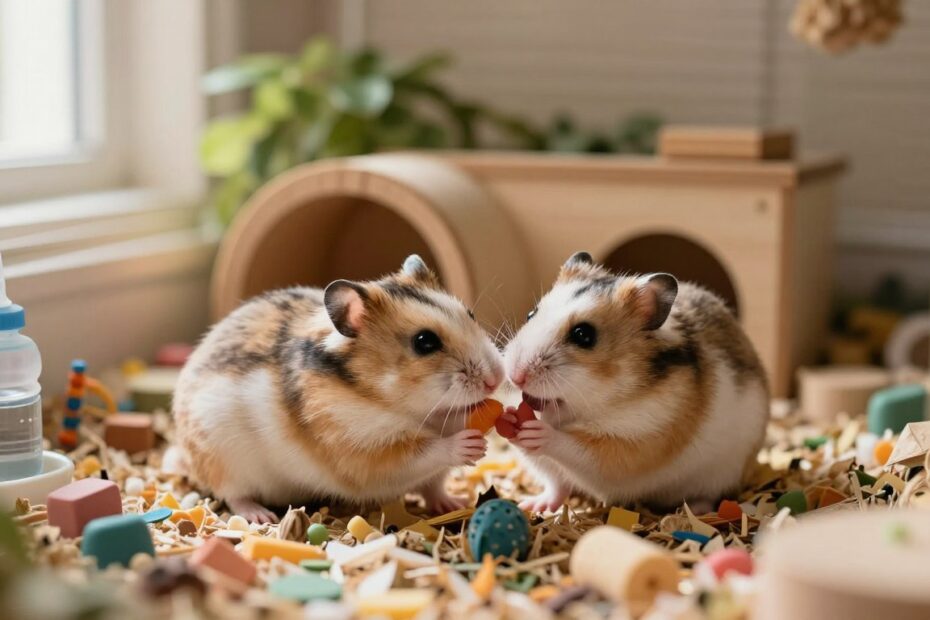 Jak chomiki okazują miłość