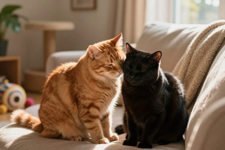 Jak koty okazują miłość