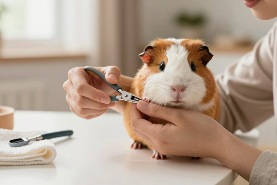 Jak obciąć pazurki śwince morskiej